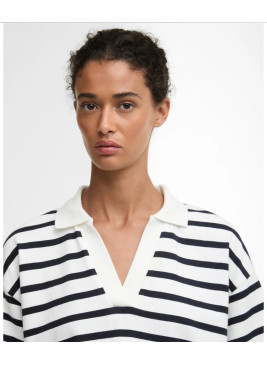 Polo Barbour de rayas azul Inez navy stripe