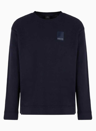Jersey hombre Armani Exchange 3DZM1G Azul marino