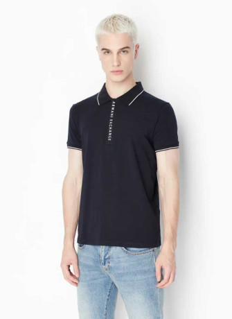 Polo hombre Armani Exchange 8NZF71 Azul marino