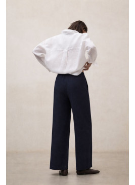 Pantalón ECOALF Moss azul marino de mujer