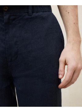 Pantalón ECOALF ETHIWIN linen azul marino de lino