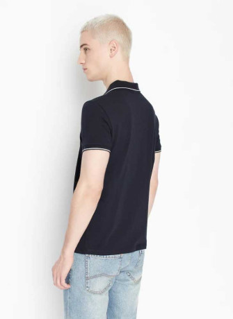 Polo hombre Armani Exchange 8NZF71 Azul marino