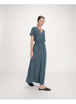 Vestido largo Pollen esmeralda