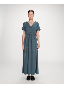 Vestido largo Pollen esmeralda
