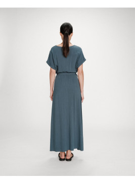 Vestido largo Pollen esmeralda