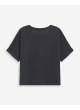 Camiseta Parma carbone de manga corta de mujer