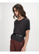 Camiseta Parma carbone de manga corta de mujer