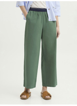 Pantalón Nice Things verde WWW087 de mujer