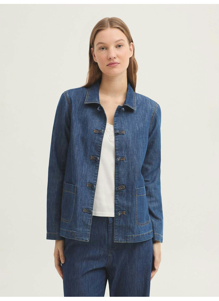 Chaqueta Nice Things vaquera azul WWW056 de mujer