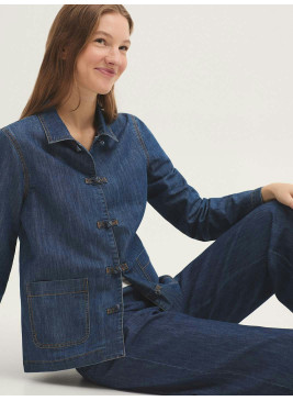 Chaqueta Nice Things vaquera azul WWW056 de mujer