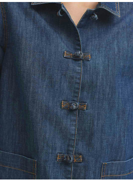 Chaqueta Nice Things vaquera azul WWW056 de mujer