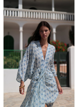 Vestido azul Alegra
