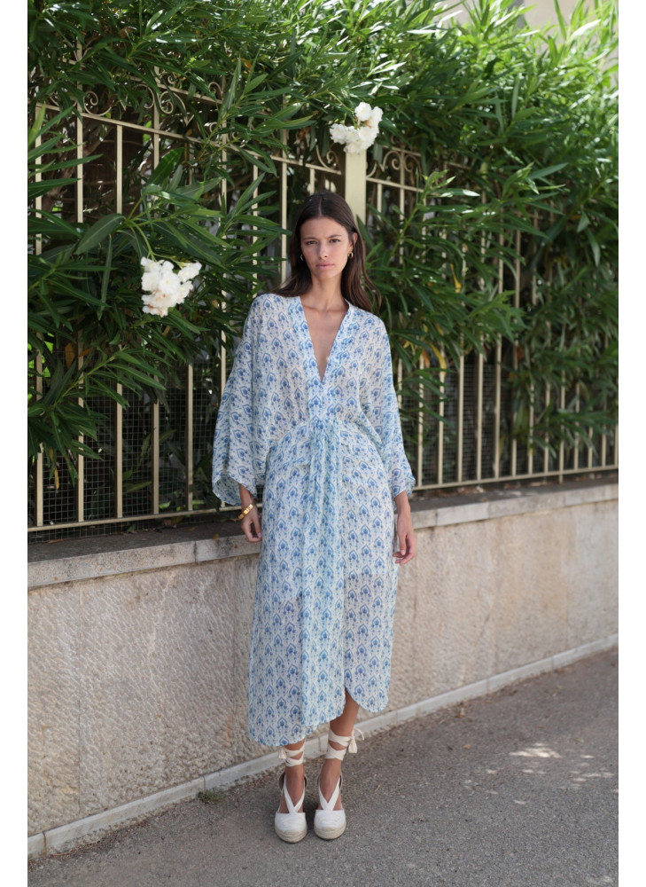 Vestido azul Alegra