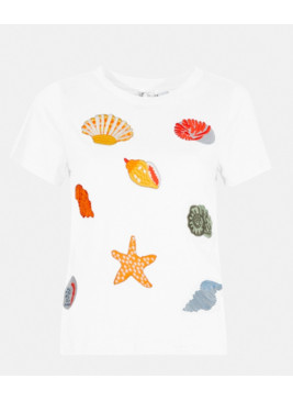 Camiseta blanca con...