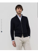 Cardigan El Ganso cremallera azul marino de hombre