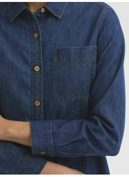 Camisa Nice Things vaquera azul  WWW061