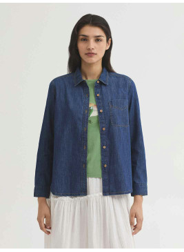 Camisa Nice Things vaquera azul  WWW061