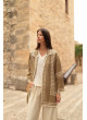 Chaqueta calada de mujer