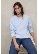 ECOALF sudadera Violina Azul Claro de mujer