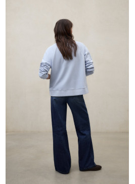 ECOALF sudadera Violina Azul Claro de mujer