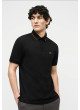 Polo Armani Exchange negro vivo naranja XM001289 de hombre