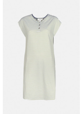 Vestido verde de rayas