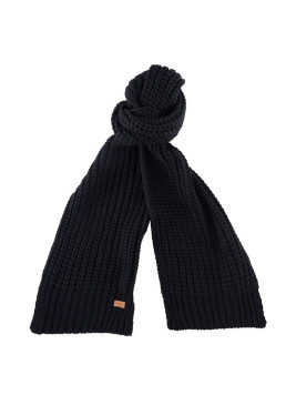 Barbour Saltburn Beanie &Scarf gift set black,bufanda y gorro negro.