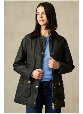 Barbour Modern Beadnell Wax Jacket sage/Ancient