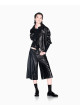 Cazadora Armani Exchange de piel negra XW002438 de mujer