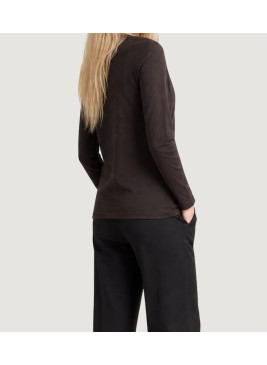 Camiseta Armani Exchange marrón XW002761 de mujer