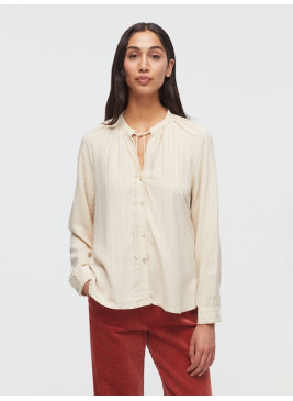 Camisa Nice Things beige mujer WWR103