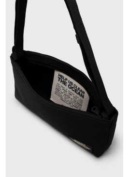 Bolso ECOALF TIKA BAGUETTE OTTO BLACK de color negro