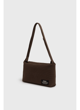 Bolso ECOALF TIKA BAGUETTE OTTO DARK BROWN marrón