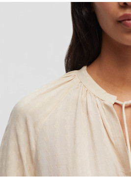 Camisa Nice Things beige mujer WWR103