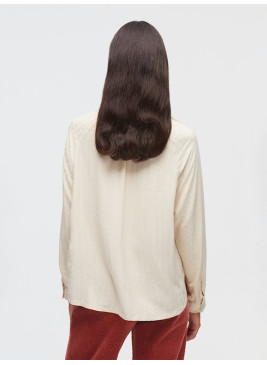 Camisa Nice Things beige mujer WWR103