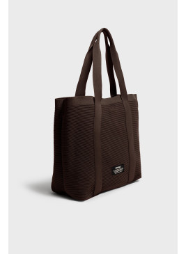 Bolso ECOALF TIKA SHOPPER OTTO DARK BROWN marrón