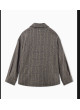 Sobrecamisa Armani Exchange marrón de cuadros de mujer XW002922