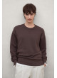 Sudadera ECOALF STORM dark chocolate marrón de mujer
