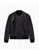 Cazadora Armani Exchange negra de piel de hombre XM003354