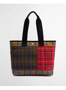 Barbour Mya patchwork tote bag