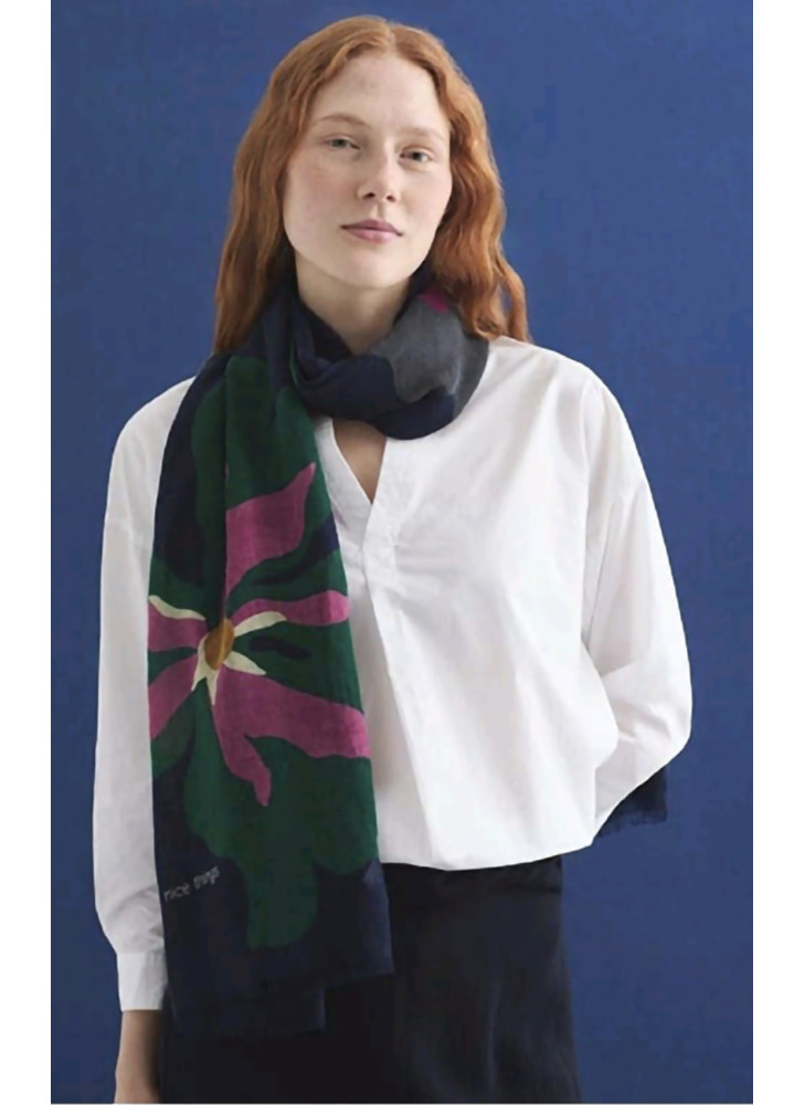 Fular Nice Things azul y verde WFX015