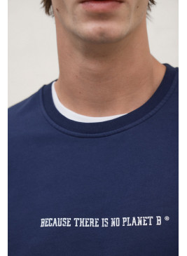 ECOALF SUDADERA DISA azul marino