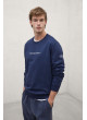 ECOALF SUDADERA DISA azul marino