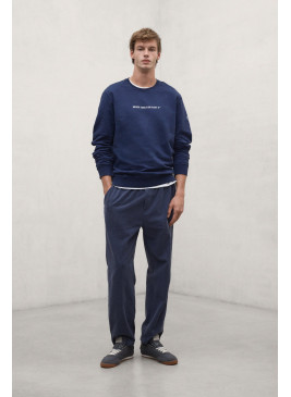ECOALF SUDADERA DISA azul marino