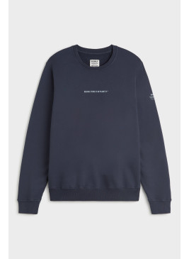 ECOALF SUDADERA DISA azul marino