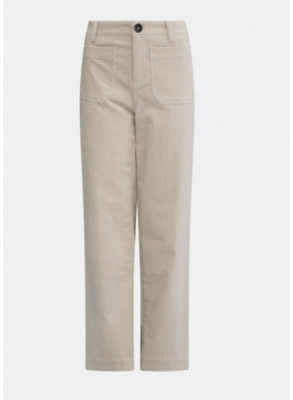 Pantalón de pana crudo de...