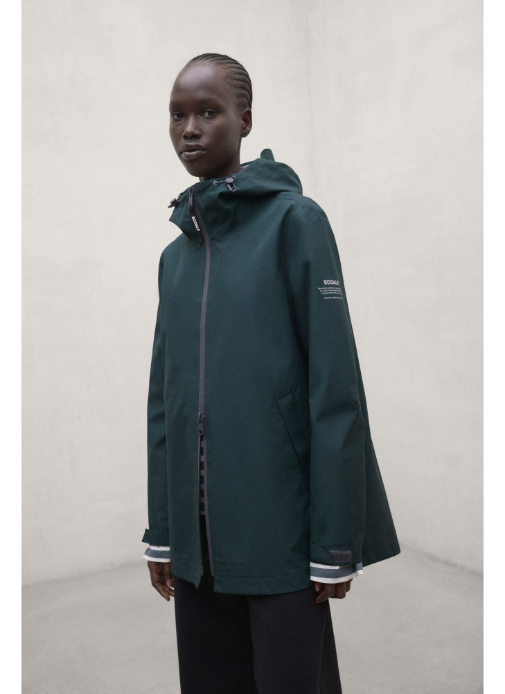 ECOALF DILUVIO JACKET WOMAN CYPRESS verde