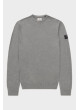 Jersey ECOALF BAYONA gris médium grey melange