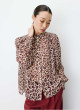 Camisa Almira con estampado de leopardo de mujer