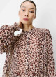 Camisa Almira con estampado de leopardo de mujer